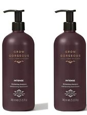 2 X Grow Gorgeous Intense Thickening Shampoo - 2x 740ml Supersize FREE P & P