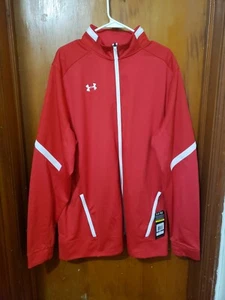 Chaqueta de calentamiento para hombre Under Armour calificativa UA, roja 1270403-600 talla XXL - Imagen 1 de 4