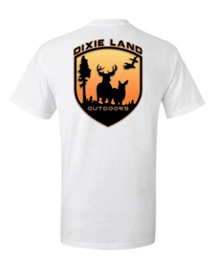 Buck Deer Hunting T shirt cotton short sleeve Dixie Land Outdoors archery hunter - Picture 1 of 2