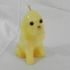 Vintage Novelty Wax Candle Cocker Spaniel Dog Small 3.5 NOS unburned wick