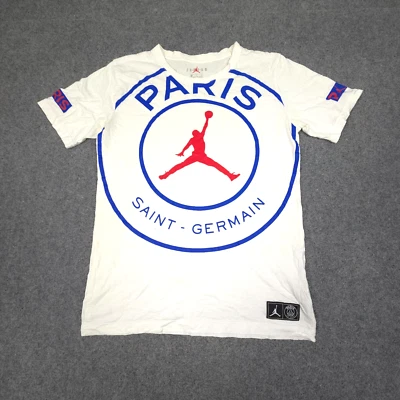 Camisa Jordan Niño 13-14 AÑOS Blanca Paris Saint German Manga Corta Talla 13-14 Y Foto 1 de 4