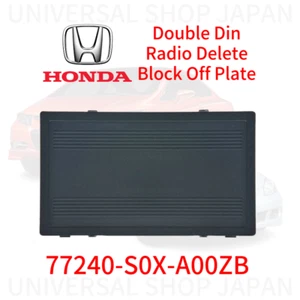 New OEM 94-01 Acura Integra Double Din Radio Delete Block Off Plate DC2 Type R - Imagen 1 de 1