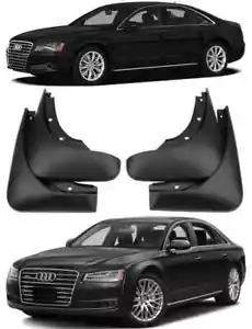 Genuine Set Splash Guards Mud Flaps 4H0075111 /101 For 2011-2016 Audi A8 A8L D4 - Foto 1 di 10