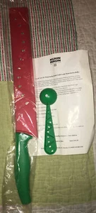 Kuhn Rikon QVC ROT Wassermelonenmesser japanischer Stahl mit Hülle 11 Zoll & Schaufel - Bild 1 von 5