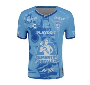 Charly Pachuca 2024 - 25 Metzican Box Edition Third Jersey - Sky Blue - Picture 1 of 7