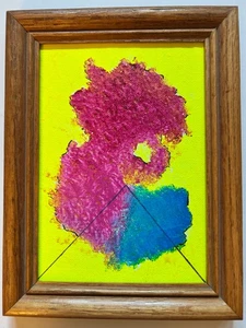 ANGELA AVITIA ZEITGENÖSSISCHES GEMÄLDE ORIGINAL MODERN AMERIKANISCHER KÜNSTLER - Bild 1 von 8