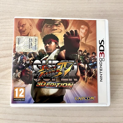 Super Street Fighters 4 3D Edition PAL Nintendo 3DS/2DS - Manuale incluso - Immagine 1 di 4