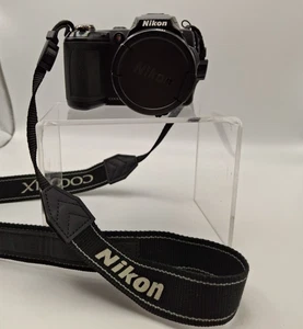 Nikon Coolpix L120 14.1MP Compact Bridge Camera 21x Optical Zoom Black G675 - Picture 1 of 6