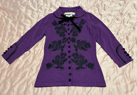 Dita Von Teese Cardigan &ldquo;Mademoiselle Purple Poison&rdquo; Limited Edition