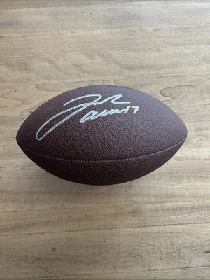 Josh Allen Buffalo Bills Autografiado Firmado NFL Fútbol con Certificado de Autenticidad! Foto 1 de 4