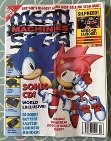 Mean Machines Sega Magazine megadrive #12 OCT 1992 SONIC DRACULA 152 pages VGC 