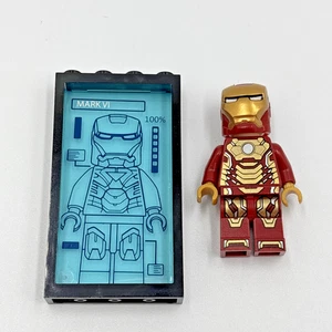 LEGO Invincible Iron Man Minifigur sh0368 76077 Marvel Super Heroes - Bild 1 von 5