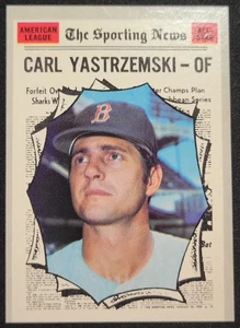  CARL YASTRZEMSKI 1970 TOPPS #461 THE SPORTING NEWS BOSTON REDSOX MLB HOF - Picture 1 of 2