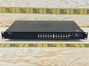 Dell N2024 – Rack Switch, 1U, 24×1GbE + 2×10GbE SFP+ - Picture 1 of 3