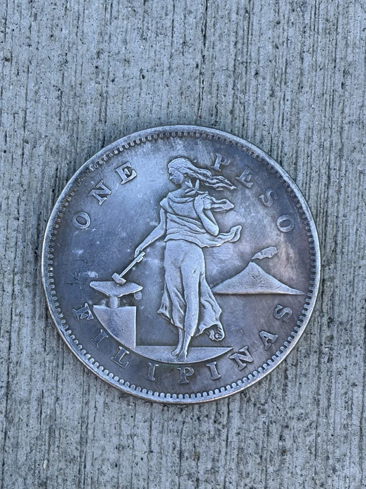 Moneda de 1 peso Filipinas 1906 Foto 1 de 2