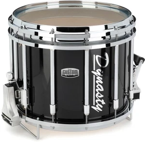 Dynasty DFZ Custom Elite Marching Snare Drum - Black - Picture 1 of 8