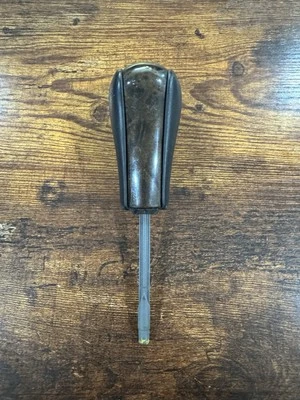 2005 BMW 645Ci E63 дерево зерно переключатель KNOB черная кожа - Изображение 1 из 4