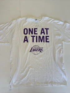 LOS ANGELES LAKERS 2012 Playoffs XL promo T-SHIRT one at a time - Picture 1 of 3