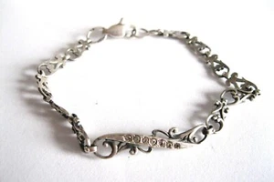 RARO meraviglioso bracciale vintage ucraino argento 925 URSS! - Foto 1 di 11