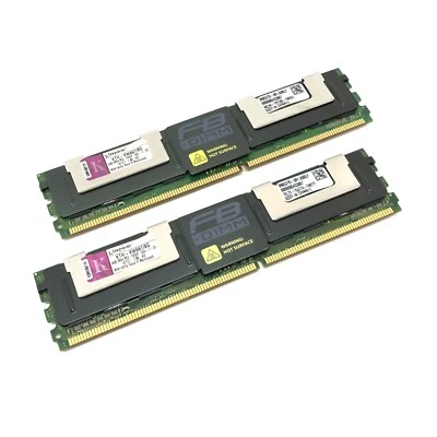 Kingston 2x4GB 2Rx4 KTH-XW667/8G PC2 5300F 555 DIMM 1.8V K2 8 GB Server RAM - Bild 1 von 2