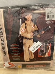 Ghostbusters Small 3-4 Halloween Costume Jumpsuit Inflatable Backpack - Picture 1 of 7