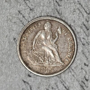 1883 Liberty Seated Dime #EHI5 - Picture 1 of 2