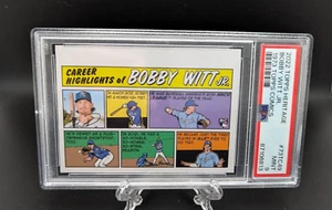 Bobby Witt Jr. RC 2022 Topps Heritage 1973 Comics #73TC49 PSA 9 POP 8 - Picture 1 of 2