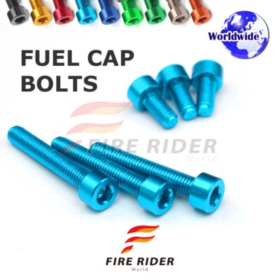 FRW 7Color Fuel Cap Bolts Set For Speed Triple / R 11-16 12 13 14 15 16 - Imagem 1 de 4