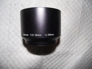 PENTAX TAKUMAR 58MM METAL LENS HOOD FOR 135MM F2.5 AND 200MM F4.0 LENSES - Picture 1 of 3