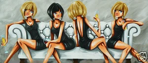 FUNKY ART LTD EDITION PRINT FROM PAINTING BY ANDY BAKER AUSTRALIA - Picture 1 of 7