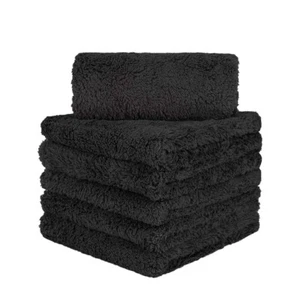 6 Pcs Edgeless Ultra Plush Microfiber Car Drying Towels Wash Buffing Detailing - Picture 1 of 12