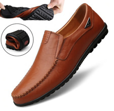 chaussure mocassin cuir homme noir marron ville souple sans lacet confortable