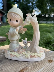 Precious Moments Figurine "Color Your World With Thanksgiving", 1996, - Picture 1 of 15