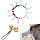 Stylish and Durable Hijab Accessories Set of 12 Pearl Scarf Brooch Pins
