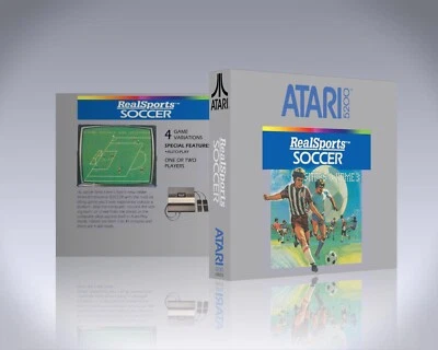 Atari 5200 Case - NO GAME - RealSports Soccer - Image 1 of 3