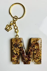 Schlüsselanhänger Herbst Folie Harz Buchstabe - Bild 1 von 1