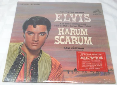 Elvis Presley Harum Scarum RCA Victor LSP3468 4S/6S Shrink Hype Photo Insert NM - Image 1 of 4