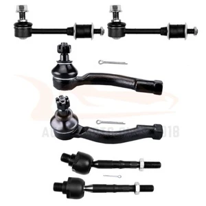 6x Front Inner Outer Tie Rod End Links Sway Bars Fits 2003 2004 Kia Sportage - Picture 1 of 9
