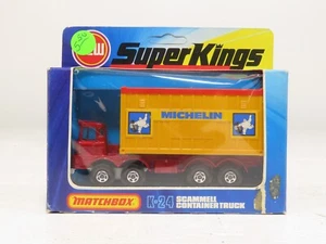 Matchbox 1976 SuperKings K-24 Scammell Truck Michelin Un-Punched LN 8500 - Picture 1 of 3