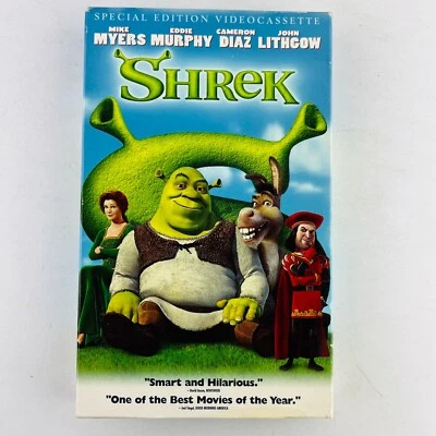Shrek (Special Edition) VHS Video Tape Mike Myers, Eddie Murphy, Cameron Diaz - Image 1 of 2