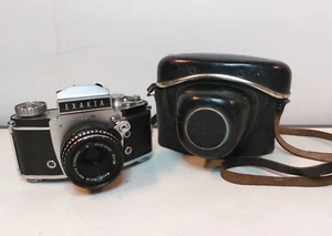 Exakta Varex 11a Vintage 35mm Camera With 50mm f2.8 Lens & Case - UNTESTED - Picture 1 of 23