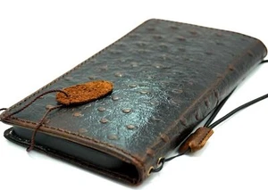 Genuine Leather case fo Galaxy s22 S23 S24 S25 Plus Ultra Wallet Note s21 s20 FE - Picture 1 of 9