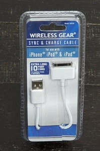 Wireless Gear Sync & Charge 10-Foot Cable iPhone iPad iPod New Sealed - Picture 1 of 8