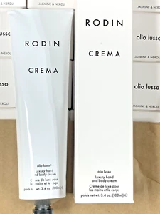 RODIN CREMA Luxury Hand Body Cream Jasmine & Neroli 3.4 Oz - Picture 1 of 5