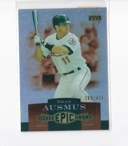 BRAD AUSMUS 2006 MAZZO SUPERIORE EPIC BASEBALL CARD-SERIAL #'D/450-SPEDIZIONE GRATUITA - Foto 1 di 24
