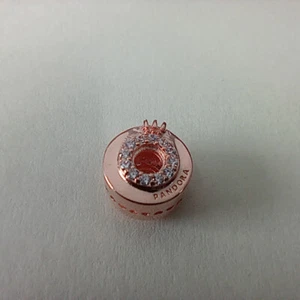 Offenes Pave Crown O PANDORA Rose Charm Schmuck - Bild 1 von 4