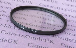77mm UV Filter Ultra Violet For Nikon Canon Olympus Sony Camera Lens SLR DSLR
