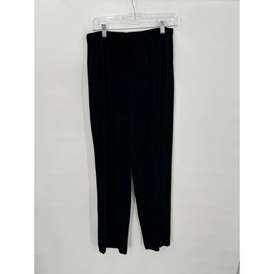 Pantalones Bob Mackie Usables Arte Terciopelo Pierna Recta Para Mujer M Fiesta Clásicos Foto 1 de 4