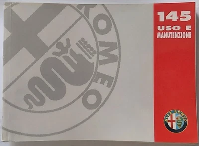 ALFA ROMEO 145 1,3/1,4-1,6-1,7 16V-TD LIBRETTO USO MANUTENZIONE  - Immagine 1 di 3