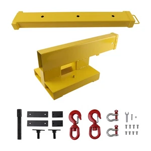 Industrial Jib Crane Boom Extension for Forklift Skid Steer 5500lbs Capacity - Picture 1 of 12